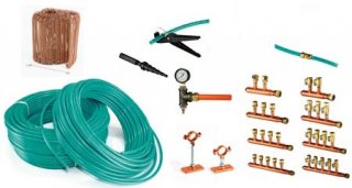 radiant home heating slab floor package installation kits by Eagle Mountain